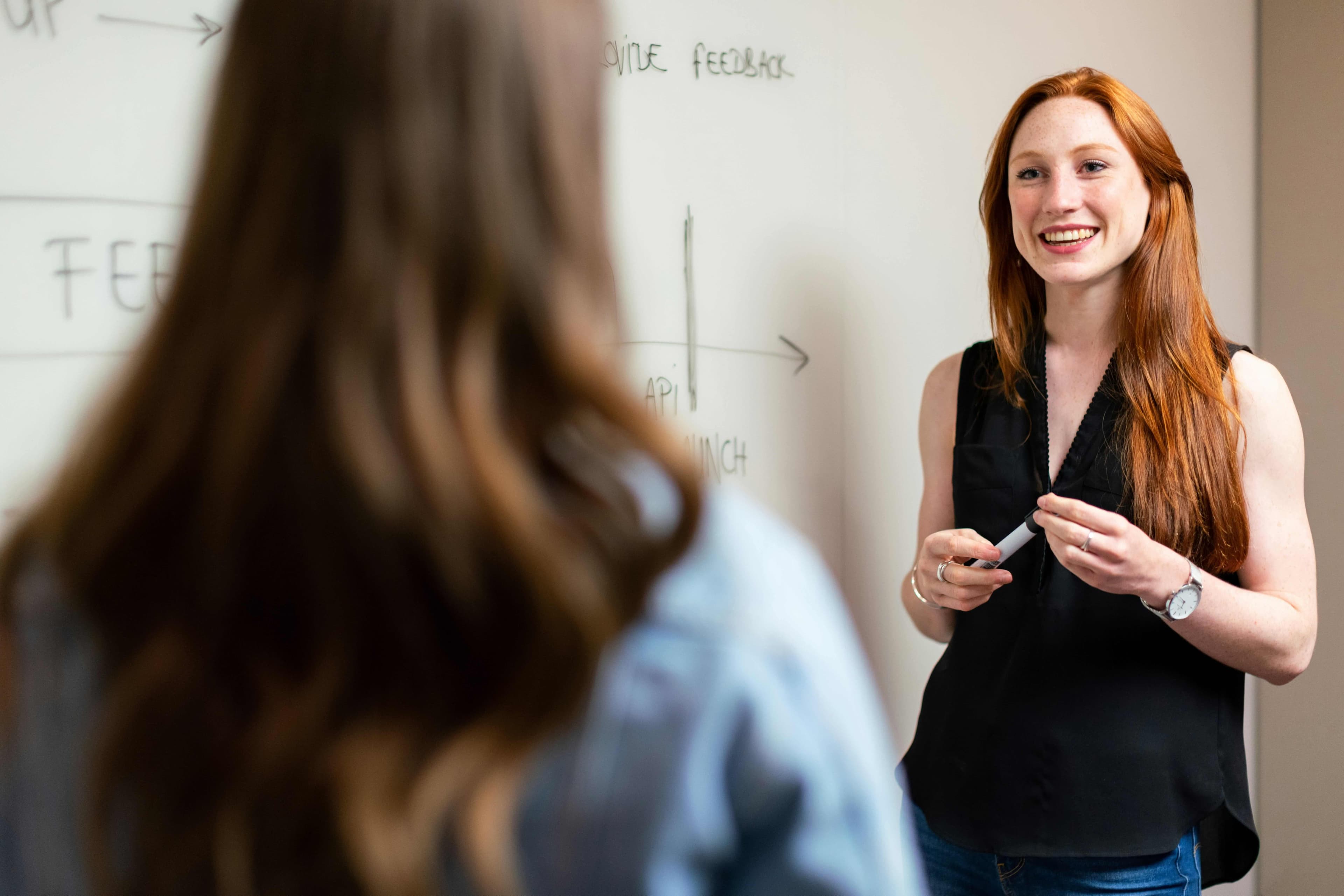 Teacher delivering a phonics learning session